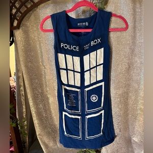 Doctor Who S police box tshirt dress blue whovian Her Universe